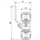 PALLOVENTTIILI 32MM LIITTIMILLÄ PPS1